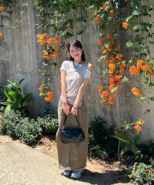 SECONDMONO（セカンドモノローグ）の「W. Layered Off Shoulder Short Sleeve [BLACK]_SEWTS009BLACK（Tシャツ/カットソー・レディース・その他・F）」の14枚目の写真