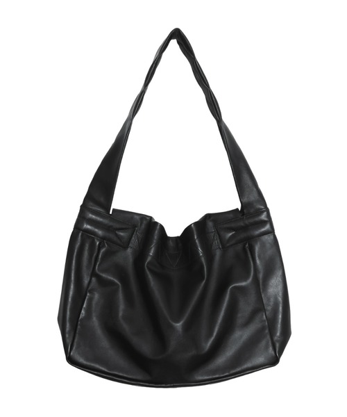 YArKA（ヤーカ）の「【YArKA/ヤーカ】real leather Huge messenger bag [abgm3] / ヒュージメッセンジャーバッグ（メッセンジャーバッグ・レディース・ブラック・FREE）」の11枚目の写真