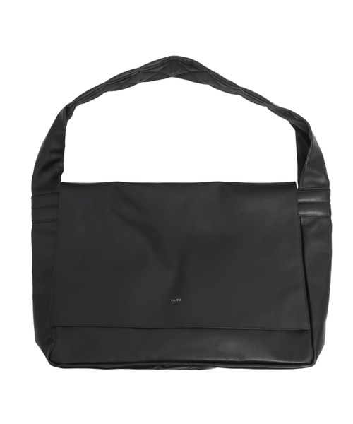 YArKA（ヤーカ）の「【YArKA/ヤーカ】real leather Huge messenger bag [abgm3] / ヒュージメッセンジャーバッグ（メッセンジャーバッグ・レディース・ブラック・FREE）」の19枚目の写真