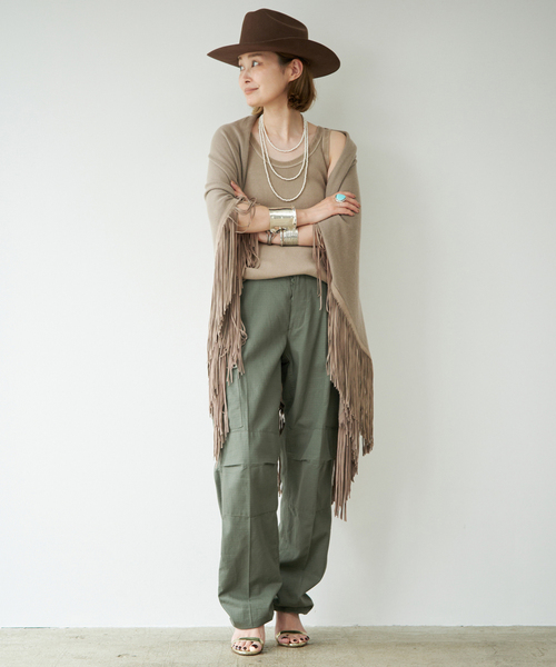 Deuxieme Classe(ドゥーズィエムクラス)の「【MADE IN CALIFORNIA /メイドイン カリフォルニア】Cargo pants(その他パンツ・レディース・カーキ・36/38)」の4枚目の写真
