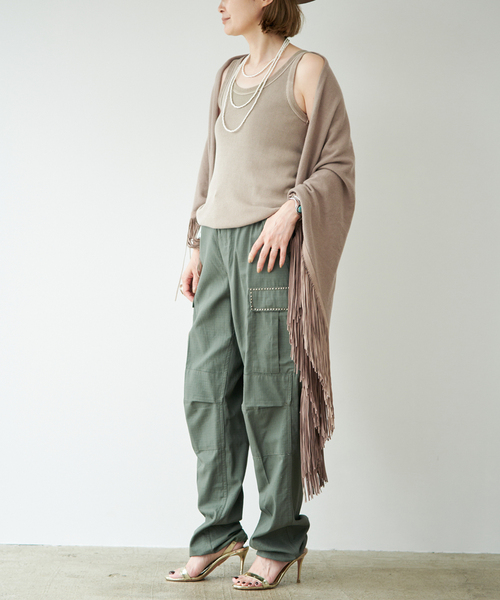 Deuxieme Classe(ドゥーズィエムクラス)の「【MADE IN CALIFORNIA /メイドイン カリフォルニア】Cargo pants(その他パンツ・レディース・カーキ・36/38)」の5枚目の写真