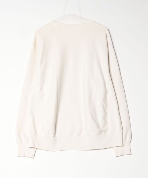 AUTHEN(オーセン)の「【AUTHEN】オーセン/ SILKNIZED SWEAT SHIRT (ユニセックス)(スウェット・レディース・ブロンズ/オフホワイト・SMALL/LARGE)」の5枚目の写真