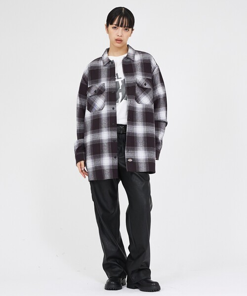 Dickies(ディッキーズ)の「【Dickies / ディッキーズ】フランネルチェックシャツ / ユニセックス / DC2049(シャツ/ブラウス・メンズ・ブルー/ブラック/レッド・L/M)」の4枚目の写真