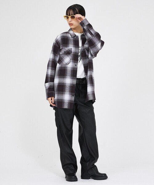Dickies(ディッキーズ)の「【Dickies / ディッキーズ】フランネルチェックシャツ / ユニセックス / DC2049(シャツ/ブラウス・メンズ・ブルー/ブラック/レッド・L/M)」の7枚目の写真