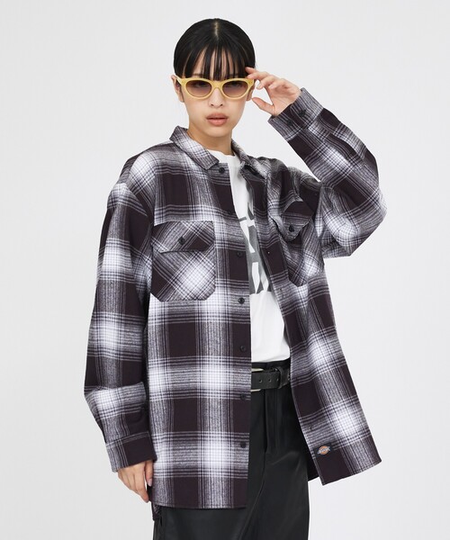 Dickies(ディッキーズ)の「【Dickies / ディッキーズ】フランネルチェックシャツ / ユニセックス / DC2049(シャツ/ブラウス・メンズ・ブルー/ブラック/レッド・L/M)」の9枚目の写真