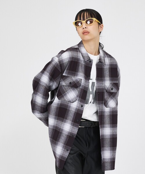 Dickies(ディッキーズ)の「【Dickies / ディッキーズ】フランネルチェックシャツ / ユニセックス / DC2049(シャツ/ブラウス・メンズ・ブルー/ブラック/レッド・L/M)」の10枚目の写真