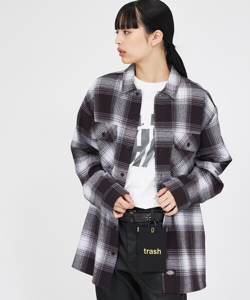 Dickies(ディッキーズ)の「【Dickies / ディッキーズ】フランネルチェックシャツ / ユニセックス / DC2049(シャツ/ブラウス・メンズ・ブルー/ブラック/レッド・L/M)」の12枚目の写真