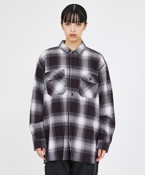 Dickies(ディッキーズ)の「【Dickies / ディッキーズ】フランネルチェックシャツ / ユニセックス / DC2049(シャツ/ブラウス・メンズ・ブルー/ブラック/レッド・L/M)」の16枚目の写真