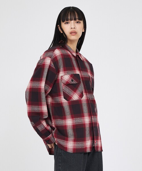 Dickies(ディッキーズ)の「【Dickies / ディッキーズ】フランネルチェックシャツ / ユニセックス / DC2049(シャツ/ブラウス・メンズ・ブルー/ブラック/レッド・L/M)」の22枚目の写真