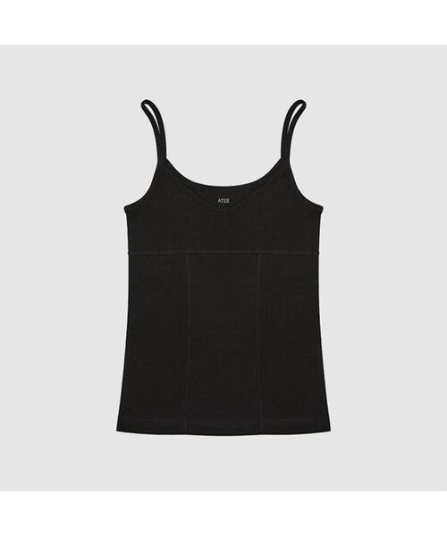 AENE(エイネ)の「ピンタックスリーブレス(グリーン)(Tシャツ/カットソー・レディース・グリーン/ホワイト/ブラック・FREE)」の3枚目の写真