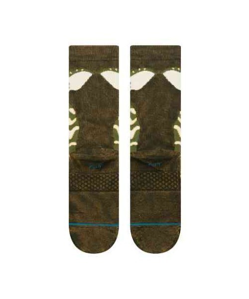 STANCE(スタンス)の「STANCE/スタンス ソックス "グレムリン(Gremlins)コラボモデル" STRIPE GREMLINS CREW A555C26STR(ソックス/靴下・メンズ・カーキ・L/M)」の3枚目の写真