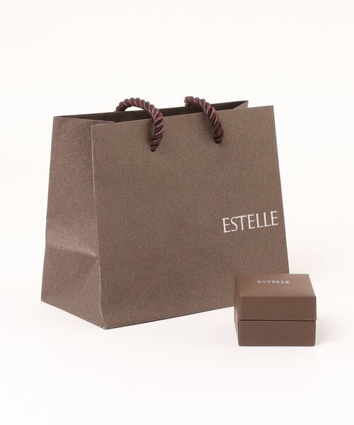 ESTELLE(エステール)の「K10 イエローゴールド ライトアメジスト ムーン ピアス ESTELLE/エステール WEB限定(ピアス(両耳用)・レディース・イエローゴールド・-)」の11枚目の写真