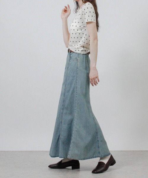 NYLAUS(ナイラス)の「【SG】ドット シアーTシャツ 半袖(Tシャツ/カットソー・レディース・ブラック/グレー/オフホワイト・M)」の11枚目の写真