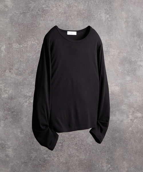 ADRER(アドラー)の「U neck compact silhouette long T / UネックコンパクトシルエットロンT(抗菌防臭機能)(Tシャツ/カットソー・メンズ・ホワイト/ブラック/グレー系1・XS/M/S/L)」の15枚目の写真