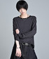 ADRER（アドラー）の「U neck compact silhouette long T ／ UネックコンパクトシルエットロンT（抗菌防臭機能）（Tシャツ/カットソー・L）」