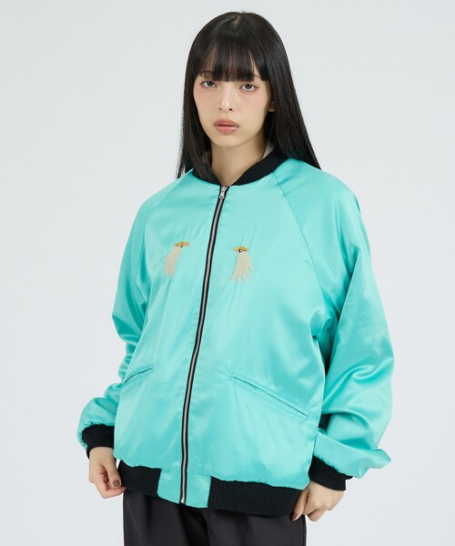 THRIFTY LOOK(スリフティールック)の「【THRIFTY LOOK / スリフティールック】FRANCE SOUVENIR BLOUSON / フランス スーベニア / ブルゾン / リバーシブル / ユニセックス(ブルゾン・メンズ・ブラック・L/M)」の4枚目の写真