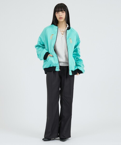 THRIFTY LOOK(スリフティールック)の「【THRIFTY LOOK / スリフティールック】FRANCE SOUVENIR BLOUSON / フランス スーベニア / ブルゾン / リバーシブル / ユニセックス(ブルゾン・メンズ・ブラック・L/M)」の6枚目の写真