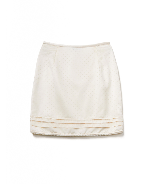TTUDEMENT(トュードメント)の「SATIN DOT MIDI SKIRT_IVORY(スカート・レディース・その他・SMALL/MEDIUM)」の3枚目の写真