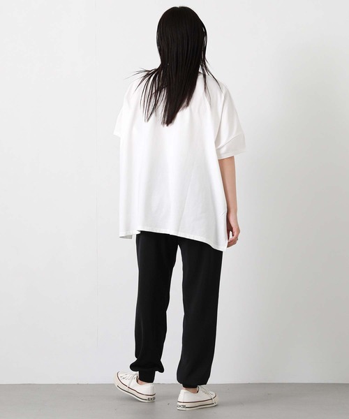 Gready Brilliant（グレディブリリアン）の「裾リブジョガーパンツ（その他パンツ・レディース・ブラック/アイボリー・38/36）」の5枚目の写真