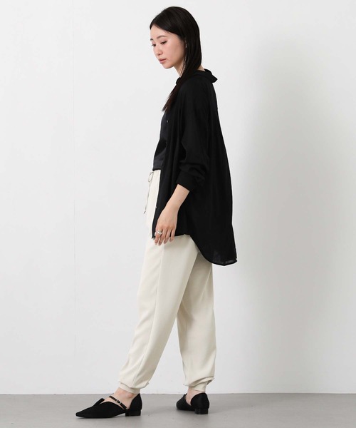 Gready Brilliant（グレディブリリアン）の「裾リブジョガーパンツ（その他パンツ・レディース・ブラック/アイボリー・38/36）」の13枚目の写真