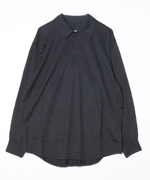 VOAAOV(ヴォアーブ)の「【VOAAOV】RELUX WOOL(Tシャツ/カットソー・メンズ・ベージュ/チャコールグレー/ブラック・2)」の1枚目の写真