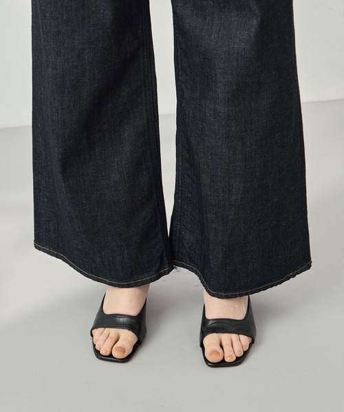 YANUK（ヤヌーク）の「MARY (Baggy Straight) OWI（デニムパンツ・レディース・ダークブルー・23/24/25/26/27）」の6枚目の写真