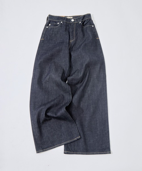 YANUK（ヤヌーク）の「MARY (Baggy Straight) OWI（デニムパンツ・レディース・ダークブルー・23/24/25/26/27）」の13枚目の写真