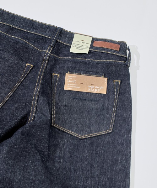 YANUK（ヤヌーク）の「MARY (Baggy Straight) OWI（デニムパンツ・レディース・ダークブルー・23/24/25/26/27）」の15枚目の写真