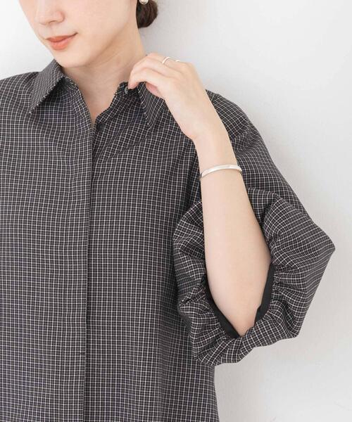 URBAN RESEARCH（アーバンリサーチ）の「グラフチェック袖ボリュームシャツ（シャツ/ブラウス・レディース・ブラウン系その他/ブラック系その他・FREE）」の17枚目の写真