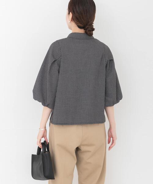 URBAN RESEARCH（アーバンリサーチ）の「グラフチェック袖ボリュームシャツ（シャツ/ブラウス・レディース・ブラウン系その他/ブラック系その他・FREE）」の21枚目の写真