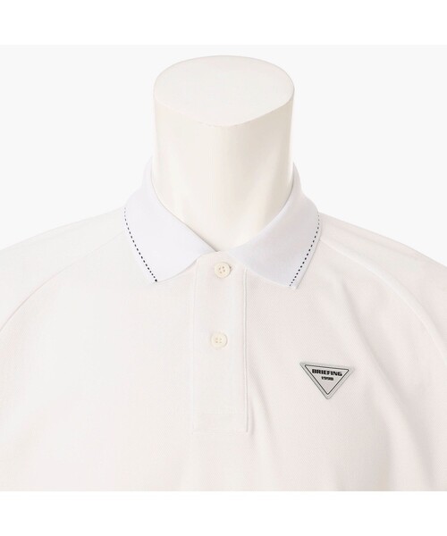 BRIEFING(ブリーフィング)の「【BRIEFING GOLF/ブリーフィングゴルフ】REF MEN’S COOL POLO (リラックスフィット)(Tシャツ/カットソー・メンズ・ホワイト/ブラック・M/L)」の18枚目の写真