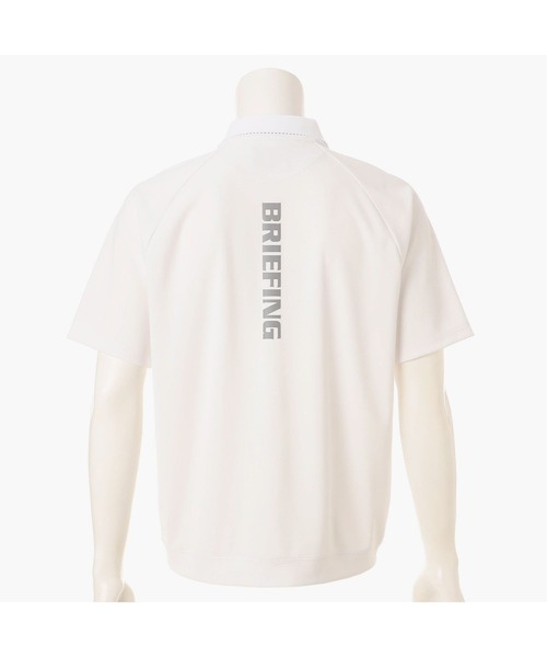 BRIEFING(ブリーフィング)の「【BRIEFING GOLF/ブリーフィングゴルフ】REF MEN’S COOL POLO (リラックスフィット)(Tシャツ/カットソー・メンズ・ホワイト/ブラック・M/L)」の3枚目の写真