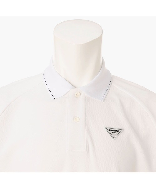 BRIEFING(ブリーフィング)の「【BRIEFING GOLF/ブリーフィングゴルフ】REF MEN’S COOL POLO (リラックスフィット)(Tシャツ/カットソー・メンズ・ホワイト/ブラック・M/L)」の5枚目の写真