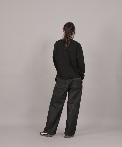 SAINTCREW(セントクルー)の「コアワイドバンディングパンツ MWP-391 デニムブラック(デニムパンツ・レディース・その他・FREE)」の11枚目の写真