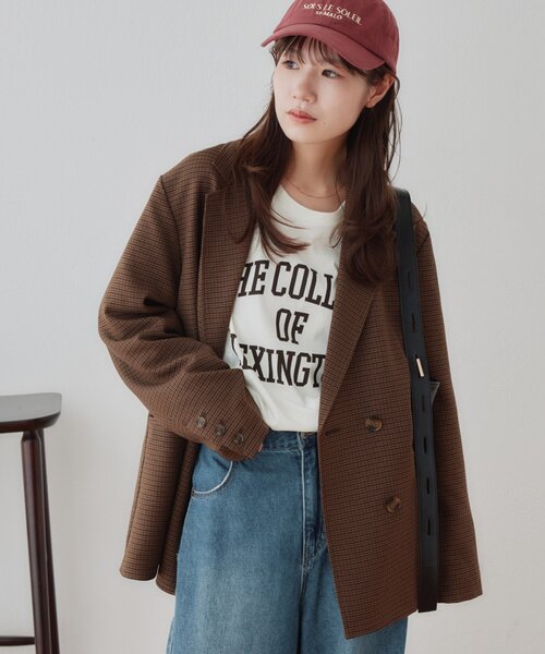 DISCOAT(ディスコート)の「【Enlude】カレッジロゴロンT《ユニセックス》(Tシャツ/カットソー・レディース・オフホワイト/チャコールグレー/バーガンディー・LARGE/MEDIUM)」の12枚目の写真