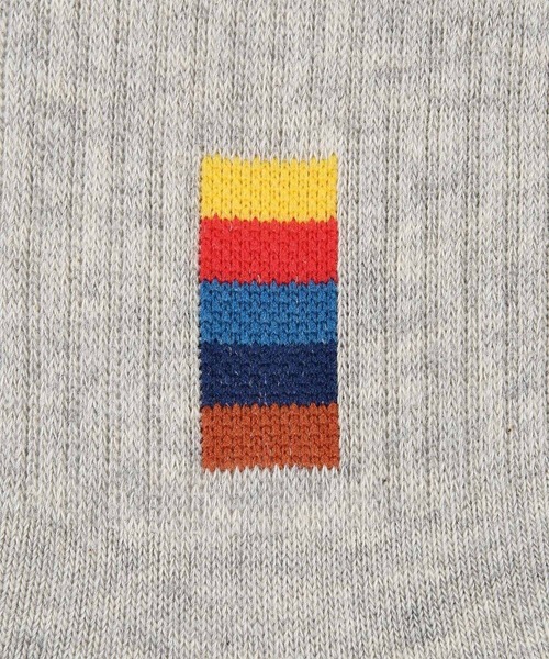 Paul Smith(ポールスミス)の「アーティストストライプブロック ソックス【260642 MD2】(ソックス/靴下・メンズ・ライトグレー・25-27)」の2枚目の写真