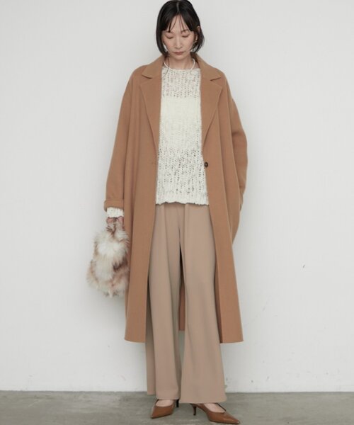 LOUNGEDRESS(ラウンジドレス)の「《前後着用可》ハンド2WAYニット(ニット/セーター・レディース・パープル/ピンク/オフホワイト・FREE)」の17枚目の写真