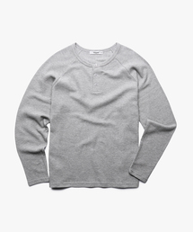 POLYGRAM（ポリグラム）の「ワッフルラグランヘンリーネックロングスリーブ - 5COLOR（Tシャツ/カットソー）」