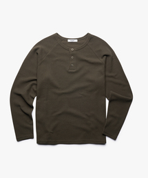 POLYGRAM（ポリグラム）の「ワッフルラグランヘンリーネックロングスリーブ - 5COLOR（Tシャツ/カットソー）」