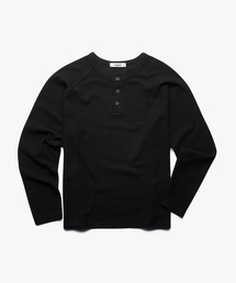 POLYGRAM（ポリグラム）の「ワッフルラグランヘンリーネックロングスリーブ - 5COLOR（Tシャツ/カットソー）」