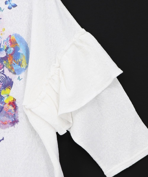 ScoLar(スカラー)の「163660:花蝶スカラーちゃん ジャガードプルオーバー(Tシャツ/カットソー・レディース・ブラック/オフホワイト・M)」の8枚目の写真