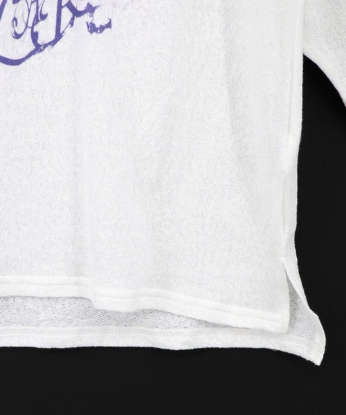 ScoLar(スカラー)の「163660:花蝶スカラーちゃん ジャガードプルオーバー(Tシャツ/カットソー・レディース・ブラック/オフホワイト・M)」の9枚目の写真