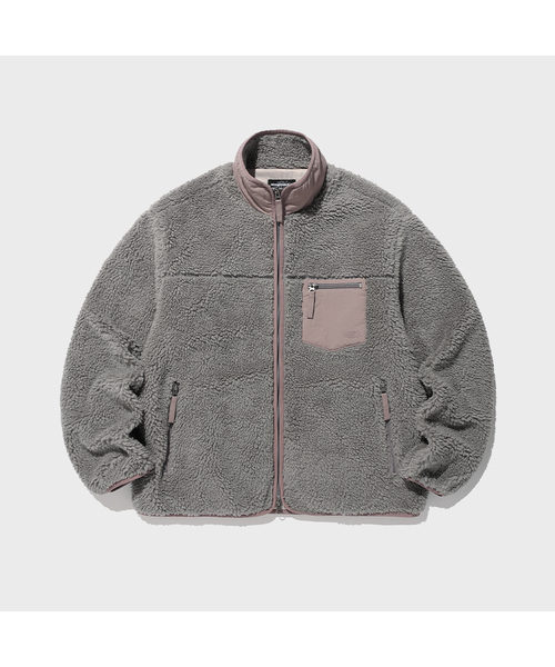 NICE GHOST CLUB(ナイスゴーストクラブ)の「NGC FLEECE JACKET_GREY(NG2GFUJ241A)(その他アウター・レディース・ライトグレー・SMALL/MEDIUM/LARGE)」の1枚目の写真