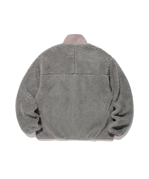 NICE GHOST CLUB(ナイスゴーストクラブ)の「NGC FLEECE JACKET_GREY(NG2GFUJ241A)(その他アウター・レディース・ライトグレー・SMALL/MEDIUM/LARGE)」の2枚目の写真