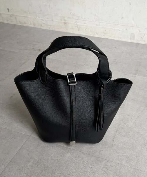Chez toi(シェトワ)の「タッセル付トートBAG(トートバッグ・レディース・オレンジ/ブラウン/ブラック/シルバー・FREE)」の7枚目の写真