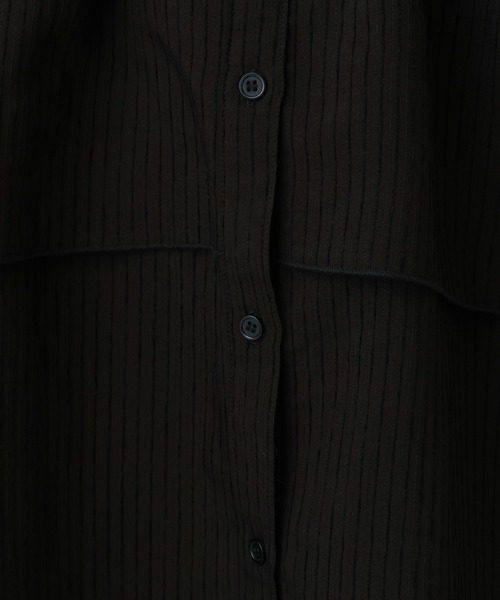LAKOLE(ラコレ)の「フリルバックシャーリングシャツ / 1056725(シャツ/ブラウス・レディース・アイボリー/ブラック/マスタード/ボルドー・FREE)」の20枚目の写真