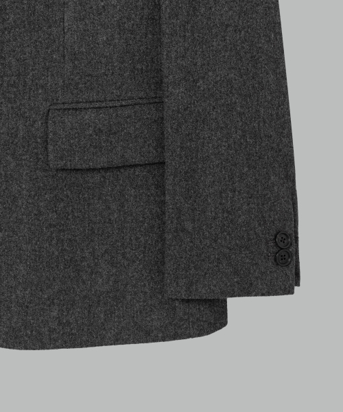 NONBLANK(ノンブランク)の「ウールフランネル ルーズフィットジャケット_MELANGE GREY(テーラードジャケット・メンズ・その他・MEDIUM/LARGE/X-LARGE)」の6枚目の写真