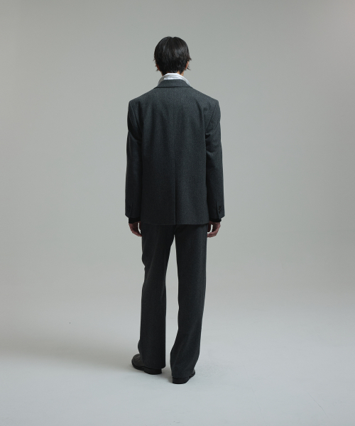 NONBLANK(ノンブランク)の「ウールフランネル ルーズフィットジャケット_MELANGE GREY(テーラードジャケット・メンズ・その他・MEDIUM/LARGE/X-LARGE)」の11枚目の写真