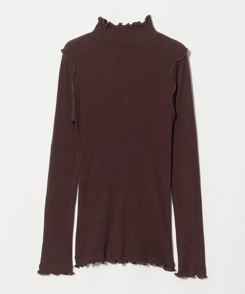 A DAY IN THE LIFE UNITED ARROWS(アデイインザライフユナイテッドアローズ)の「リブ ラメメロー ハイネックニット <A DAY IN THE LIFE>(ニット/セーター・レディース・レッド/ナチュラル/その他1/ブラック/ライトグレー/ダークブラウン・FREE)」の16枚目の写真