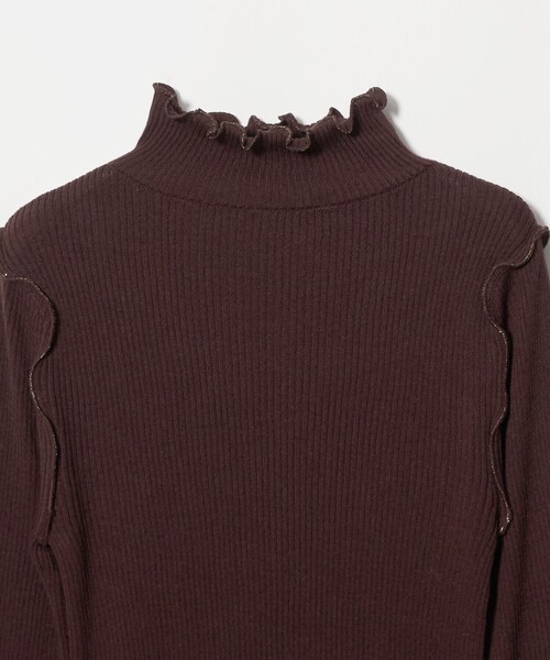A DAY IN THE LIFE UNITED ARROWS(アデイインザライフユナイテッドアローズ)の「リブ ラメメロー ハイネックニット <A DAY IN THE LIFE>(ニット/セーター・レディース・レッド/ナチュラル/その他1/ブラック/ライトグレー/ダークブラウン・FREE)」の17枚目の写真